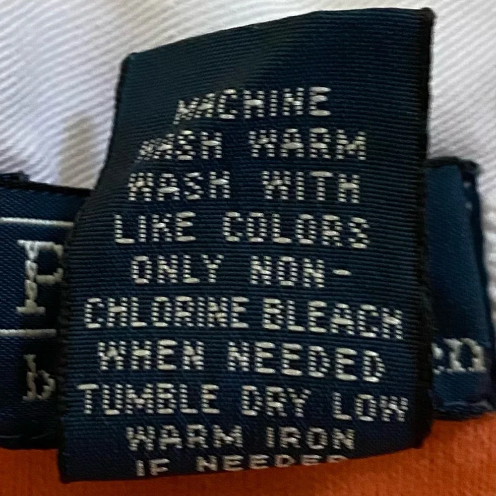 Polo Ralph Lauren Boys’ Sz‎ 7 Orange Cotton Jersey Rugby Shirt